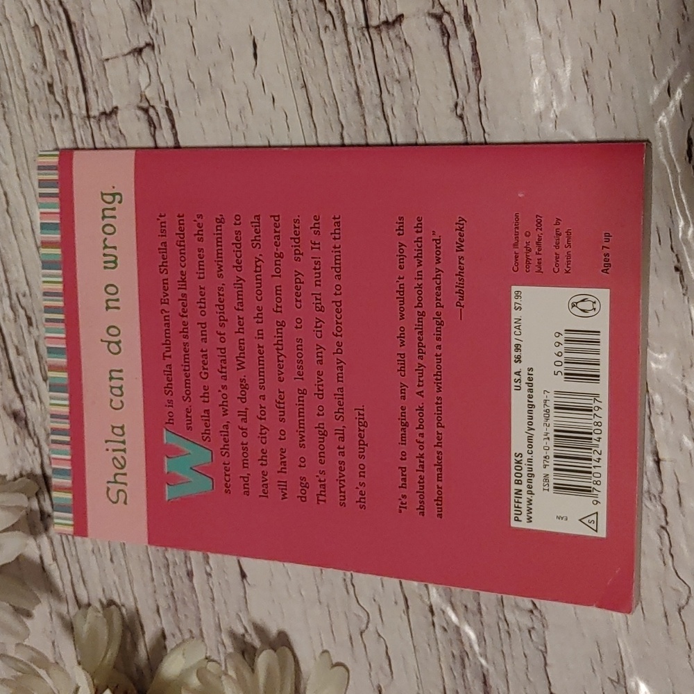 Otherwise Known as Sheila the Great by Judy Blume kids book - Picture 4 of 4